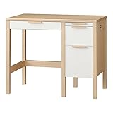 小島工芸 日本製 組立不要 健康仕様のFフォースター コンセント付き 幅90cm コンパクトなデスク デスクNKB チェリー+ホワイト [高さ74cm 奥行55cm] 1270549