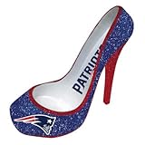 Team Sports America Polystone New England Patriots Glitter Shoe Bottle Holder by Team Sports America