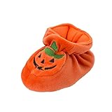 D DOLITY ベビーシューズ　ハロウィン カボチャ シューズ 靴 　コスチューム　写真　全3サイズ - オレンジ, 11cm