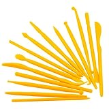 YFFSFDC クラフト ツール 細工棒 ヘラ 14本セット 28種類 粘土 道具彫刻ツール陶芸工具 粘土細工 クレイクラフト シュガークラフト マジパン 和菓子作り 造形 ヘラ