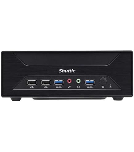 Amazon | Shuttle 小型ベアボーンPC 200x78x250mm ブラック