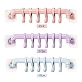 AOLVO Sシェイプフック、Sフックfor Hanging Pots and Pansバーベキュー用具ラック、シームレスな壁かけラック壁マウント浴室キッチンフック6吊りフック付きキッチンツール、ポッ
