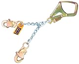 3M DBI-SALA 5920059 Positioning Rebar Assembly with Swiveling Saflok Max Steel Rebar Hook at Center 