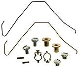 ACDelco 18K2439 Professional Rear Parking Brake Hardware Kit with Clips Springs Adjusters and Pins [
