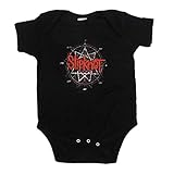 SLIPKNOT - SCRIBBLE BABY ONESIE / スリップノット　オフィシャル　バンドTシャツ　ベビー服　ロンパース