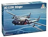 プラッツ イタレリ 1/72 アメリカ 輸送機 AC-119K スティンガー ガンシップ プラモデル IT1468 (飛行機)