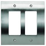 Atlas Homewares PHPDR-BRN Zephyr 4-7/8-by-4-7/8-Inch Double Rocker, Brushed Nickel [並行輸入品]