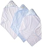 Spasilk Soft Terry Hooded Towel Set, Blue Baby, 3-Count by Spasilk
