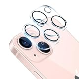 【2枚セット】 対応 iPhone 13 / iPhone 13 Mini カメラフィルム 2枚 指紋認証 用 アイフォン13 / アイフォン13ミニ カメラ レンズ 保護カバー 強化ガラス カメラ保護フィルム 黒縁取り 露出オーバー防止 【 硬度9H 日本旭硝子製 】 対応 iPhone13 / 13Mini レンズフィルム 耐衝撃 飛散防止 全面保護 気泡ゼロ 貼り付け簡単
