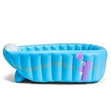 Ecity Portable Tubs Infant-to-Toddler Inflatable Bath Tub Baby Swimming Pool Bathtub (Blue) by Ecity