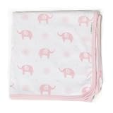 Saranoni Cotton Swaddle (Elephant Pink) by Saranoni