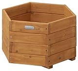 タカショー ウッドデコ六角プランター 450