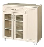 【ナチュラルキッチン家具シリーズ】ピュアカウンターワゴン