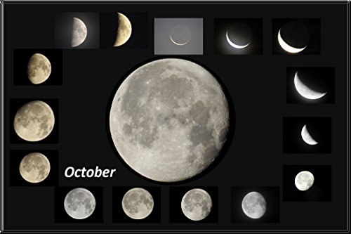 Editing photography Moon phases October 2017 (English Edition)
