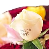 メッセージフラワー レッドローズ30本の花束・ブーケ【ビジネスフラワー】＜開店・開院祝い 誕生日プレゼント 長寿祝いなど各種お祝いにおすすめ＞