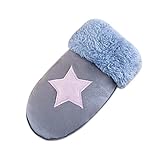 子供の手袋ファッショナブルな手袋暖かい冬ミトンのぬいぐるみ手袋グレー手袋