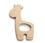 Cheengoo Sustainable Wood Giraffe Teether [並行輸入品]