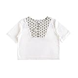 SOULEIADO 切り替えTシャツ ホワイト 80cm 47824