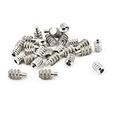 uxcell　棚ダボ　棚サポート　シェルフホルダー　金属製　22mm x 8mm　4.5mm　ネジ　15個セット