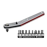 アネックス(ANEX) ベントアップヘッド型オフセットラチェットドライバー ビット9本組 6セット入 No.429
