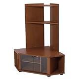 JKプラン コーナーTVキャビネット ハイタイプ ライトブラウン tv-248-lbr