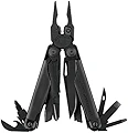 LEATHERMAN(レザーマン) マルチツール SURGE BLACK サージ ブラック MOLLEブラックケース付き 【日本正規品】 25年保証 LTJマーク入 SURBK-NM