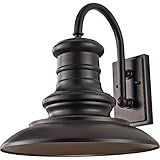 Feiss OL9004RSZ, Redding Station, Outdoor Lantern, 1 Light, 100 Watts, Restoration Bronze [並行輸入品]