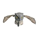 カラスよけフクロウ　カラス専用退治器 　防鳥防獣対策　 鳥撃退 　野良猫　犬 　ネズミ　駆除　糞　退治 　鳥獣害用品　 庭園　お芝庭、花壇、ベランダ