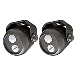 Mr. Beams MB312 Wireless LED Mini Spotlight with Motion Sensor and Photocell, 80-Lumens, Brown, 2-Pa