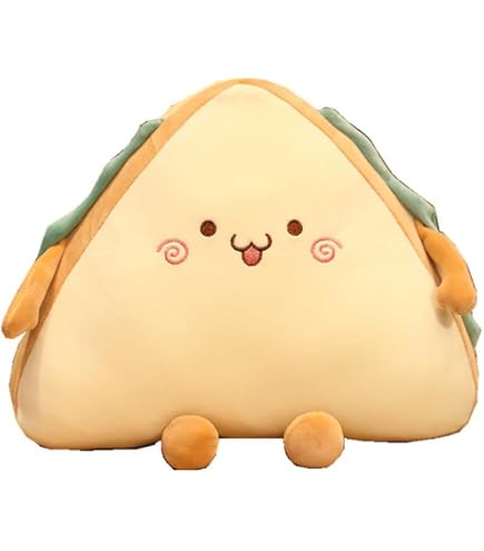 Apricot Lamb Sandwich Plush Toy - 4.5 Inch Soft Stuffed Animal For Babies And Kids