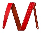 Fender/Essentials Leather Strap Red フェンダー [ギターストラップ]