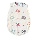 寝相 の 悪い ベビー も 安心 夏 も ぐっすり ねんね 6重ガーゼ スリーパー 綿100% 赤ちゃん 寝具 出産祝い (キッズ)