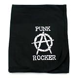 CrazyBabyClothing Little Brothers Rock Baby Blanket by Crazy Baby Clothing [並行輸入品]