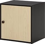 不二貿易 ウッドグラデーションボックス 扉付き 2段 幅40cm ナチュラル 96092