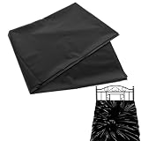Stoooduo 防水シーツ 200ｘ210cm シート 防水マット EVA製 ローションマット フラットシーツ オイルマッサージ介護用 ブラック