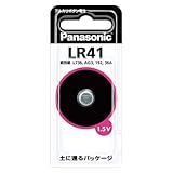 Panasonic 乾電池 ボタン電池 アルカリ LR41 5個セット
