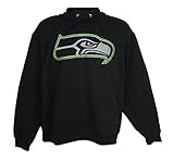 Seattle Seahawksサッカー大人用XL XLフード付きHoodie Sweatshirt – ブラック&ライム