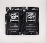 （セット買い）ミツエイ WHITE FRAGRANCE MUSK ホワイトフレグランスムスク シャンプー&コンディショナー　400ml 詰め替え用