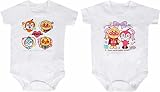 それいけ!アンパンマン ベビー 半袖ボディスーツ2枚組/肌着【ia5890】 80cm 女の子セット