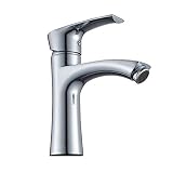 浴室洗面器タップホットコールドミキサータップ蛇口シングルハンドルレバーシンク洗面器ミキサークロムブラスモノタップ蛇口 蛇口