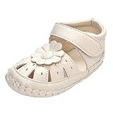 ファーストシューズ ベビーシューズ ベビーフィート 女の子 幼児 ソフト 3ヶ月-24ヶ月 サンダル hibote ホワイト 内径12cm