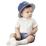 キャップ 帽子 幼児 子供 ベビー 保育園 日差し デニム帽子 男女兼用 人気 お洒落 日よけ帽子 ツバ付き 1歳帽子 キッズ コットンハット 赤ちゃん用 ぼうし お出かけ用 可愛い バッケトハット 