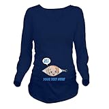 Linyuan ファッション Lovely Maternity Tシャツ T Shirt Women's Size Hi Baby Cute Funny Pregnancy T Shirt K137