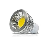 1個入 3W GU10 LED電球 300LM AC 110V (40W 相当) GU10 LEDスポットライト3000K ウォームホワイトライト 90度のビーム角 凹型照明 LED スポットライト