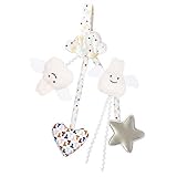 Trousselier Pacifier Holder/Crib Rattle Toy (Stars) by Trousselier