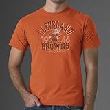 Cleveland Browns Vintage WashedレトロTシャツby Forty Seven Brand Carrotオレンジ S オレンジ