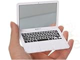 (ココ)COCO　雑貨　大人気 MacBook Air 風 鏡 Mirror　マック ブック エア ミニ ミラー お楽しみカラー （ 白 / 黒 ）
