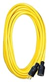 Voltec 06-00167 12/3 STW Heavy Duty Locking Extension Cord, 50-Foot, Yellow [並行輸入品]