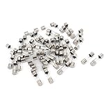 uxcell　ガラス管ヒューズ　F3.15AL250V　3.15A　250V　速断　カートリッジ　5mmx20mm　50個入り