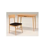 引出付きデスク＆天然木チェア　2点セット　ＳＩｓｉＶＴ88702677ＮＡ＆ＶＣ55702744ＮＡ